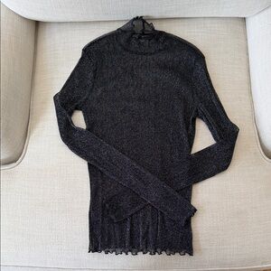 Sheer sparkly urban outfitters top